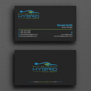 Visitenkarten-Design von Sujan4art für Butler County Hybrid | Design: #21649275