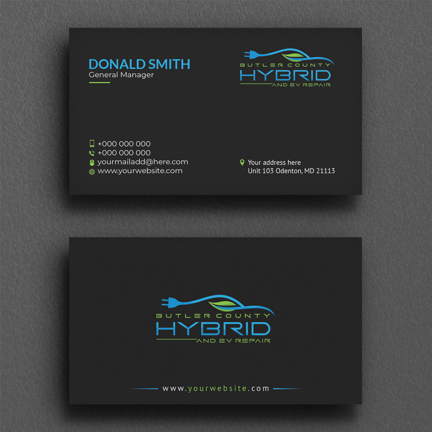 Diseño de Tarjeta de Presentación por Sujan4art para Butler County Hybrid | Diseño #21649277