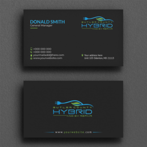 Visitenkarten-Design von Sujan4art für Butler County Hybrid | Design: #21649277