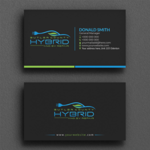 Visitenkarten-Design von Sujan4art für Butler County Hybrid | Design: #21649284