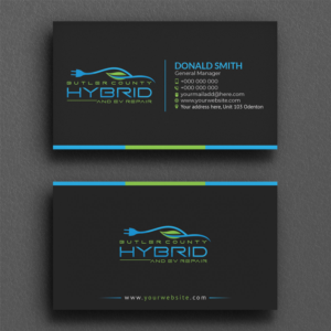 Visitenkarten-Design von Sujan4art für Butler County Hybrid | Design: #21649285