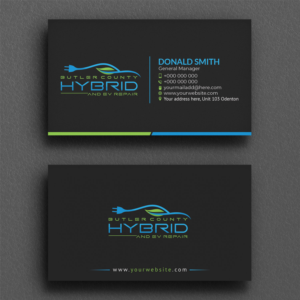 Visitenkarten-Design von Sujan4art für Butler County Hybrid | Design: #21649286