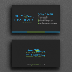 Visitenkarten-Design von Sujan4art für Butler County Hybrid | Design: #21649288