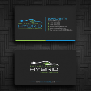 Visitenkarten-Design von Sujan4art für Butler County Hybrid | Design: #21649289