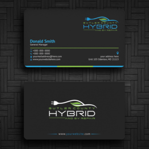 Visitenkarten-Design von Sujan4art für Butler County Hybrid | Design: #21649290