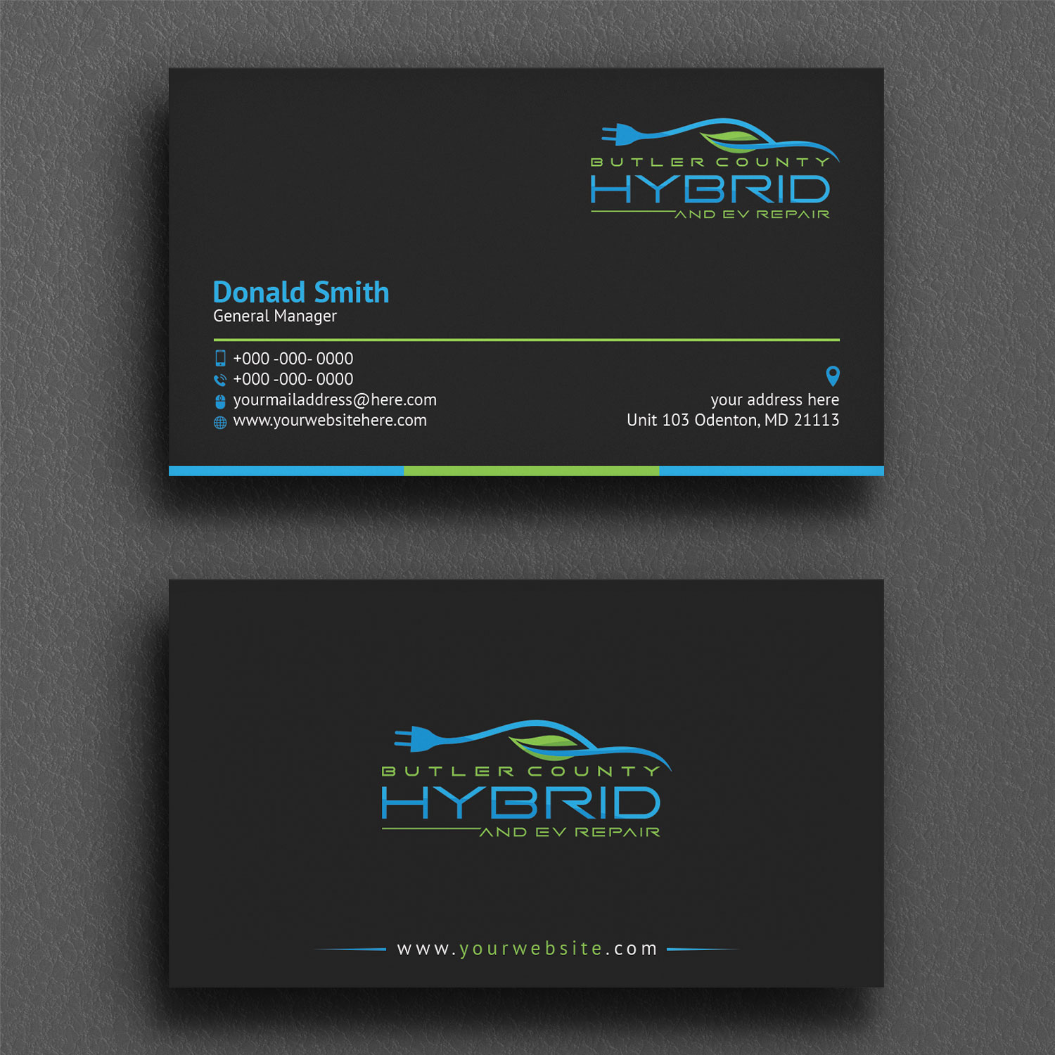 Diseño de Tarjeta de Presentación por Sujan4art para Butler County Hybrid | Diseño #21649292