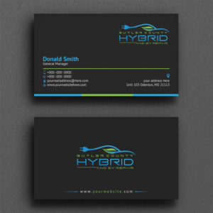 Visitenkarten-Design von Sujan4art für Butler County Hybrid | Design: #21649292