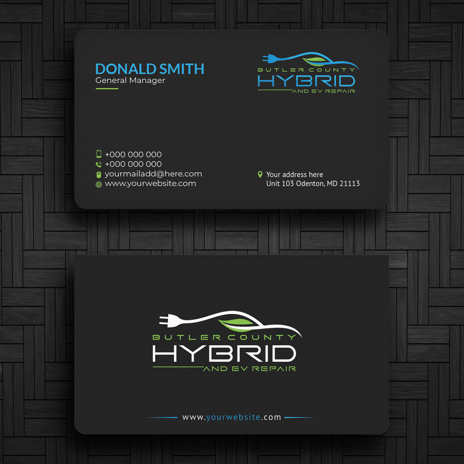 Visitenkarten-Design von Sujan4art für Butler County Hybrid | Design #21649293