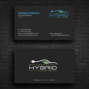 Visitenkarten-Design von Sujan4art für Butler County Hybrid | Design: #21649293