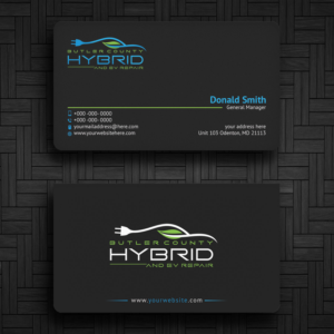 Visitenkarten-Design von Sujan4art für Butler County Hybrid | Design: #21649299