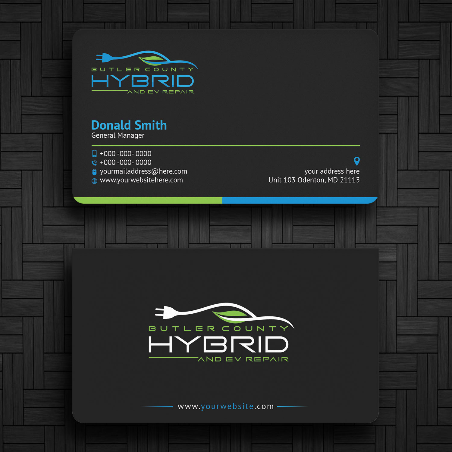 Visitenkarten-Design von Sujan4art für Butler County Hybrid | Design #21649300