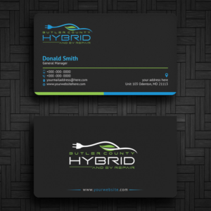 Visitenkarten-Design von Sujan4art für Butler County Hybrid | Design: #21649300