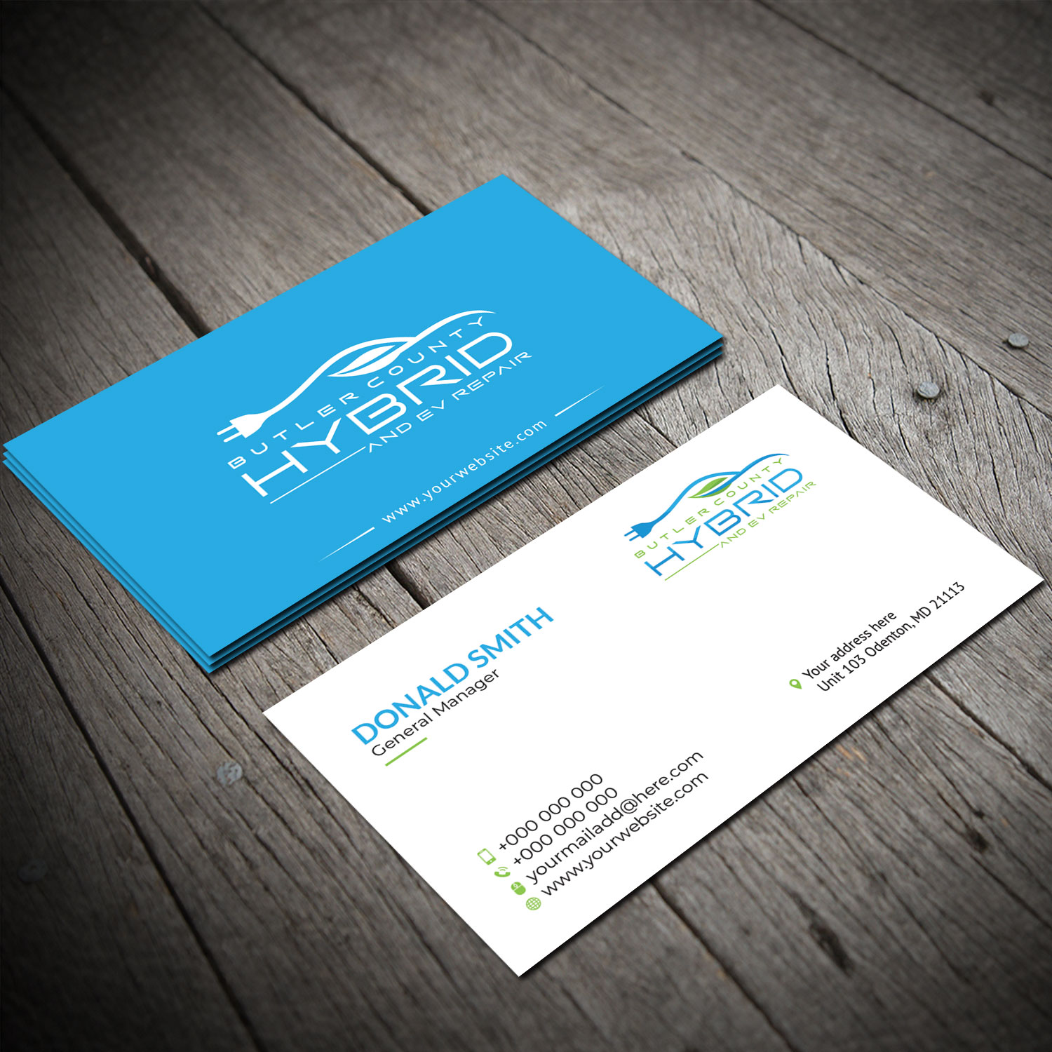 Design de Carte de Visite par Sujan4art pour Butler County Hybrid | Design #21649316