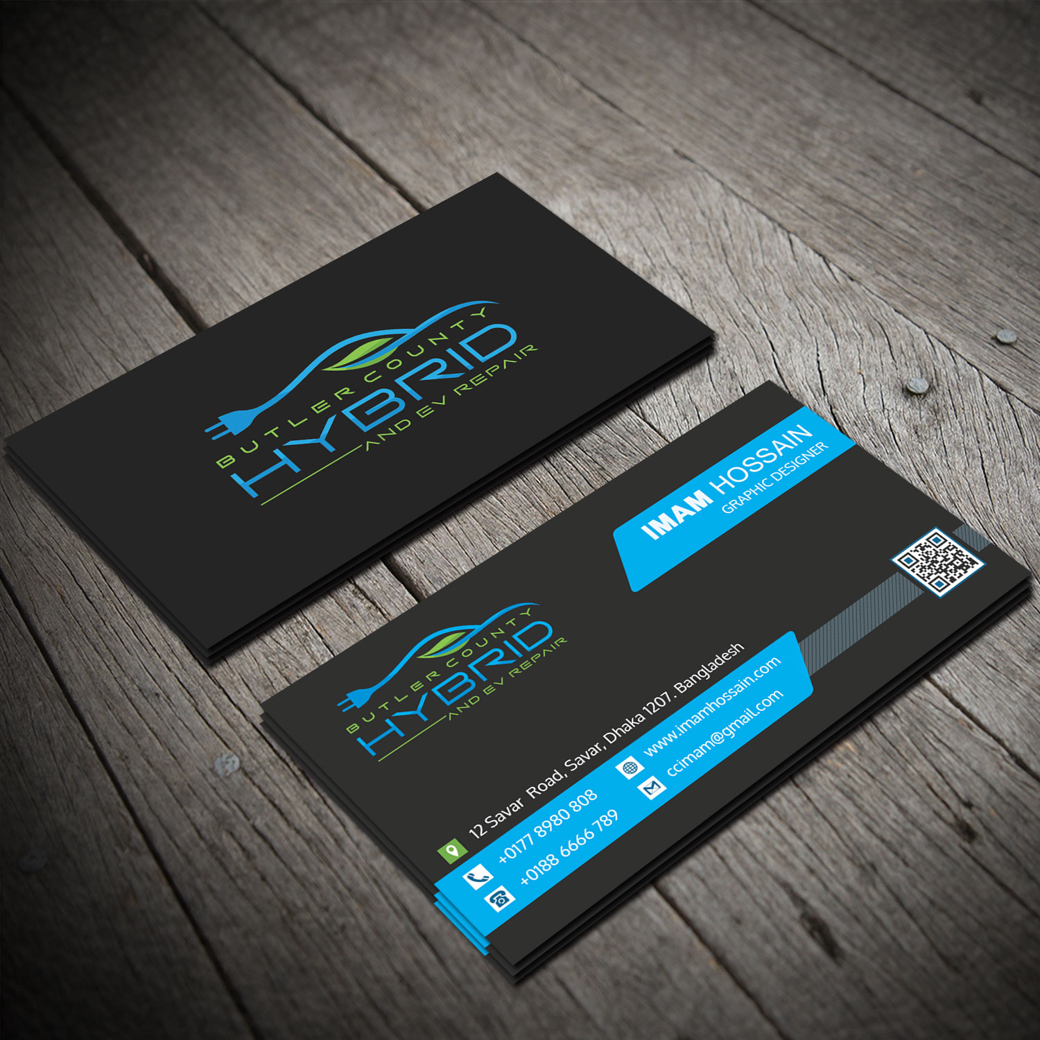 Business Card Design by Sujan4art for Butler County Hybrid | Design #21658566