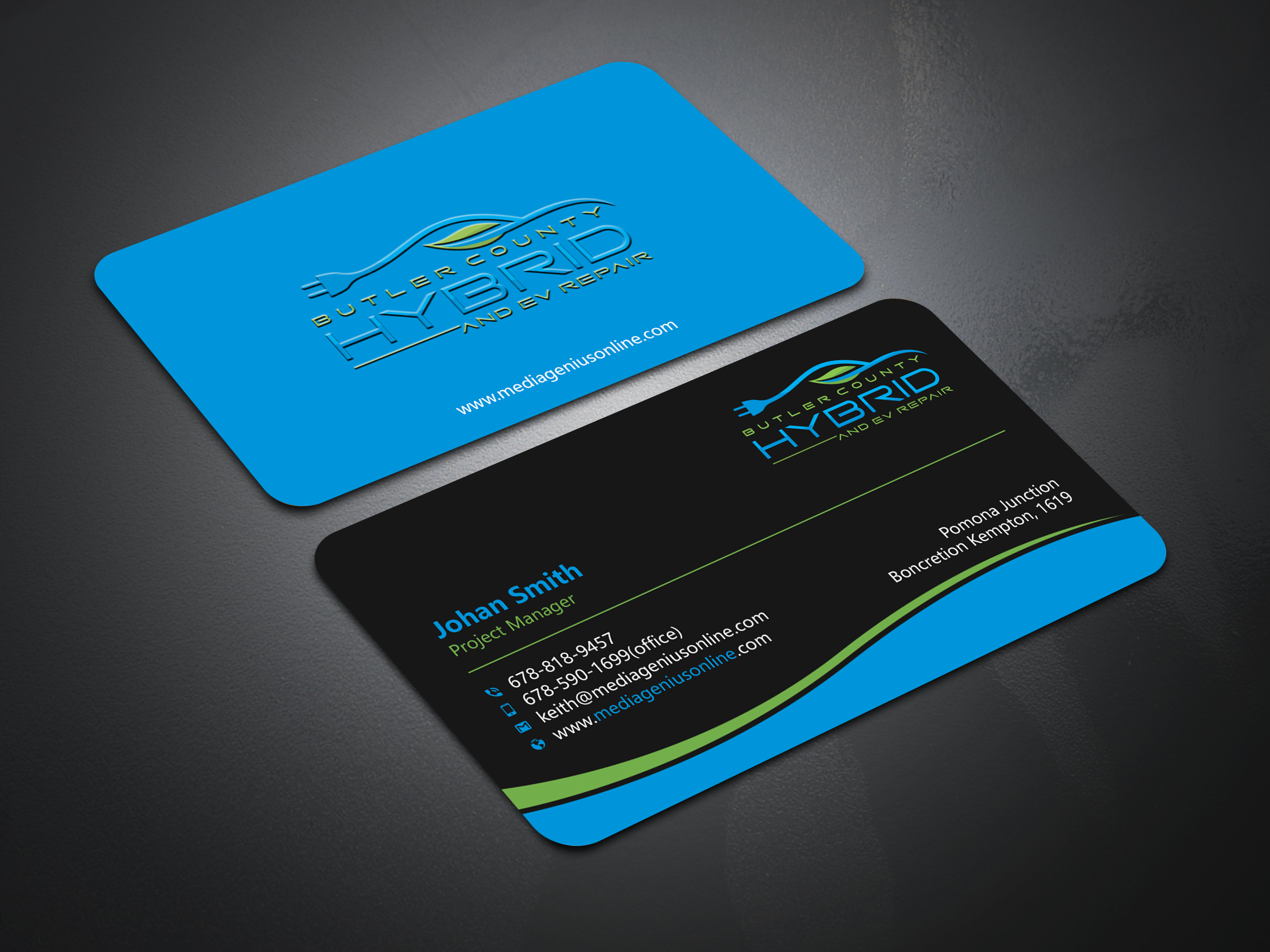 Design de Carte de Visite par Uttom 2 pour Butler County Hybrid | Design #21647819