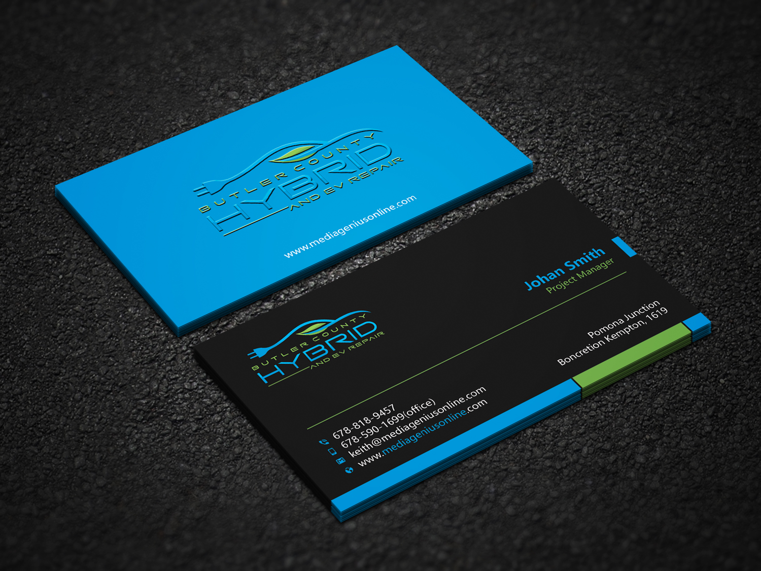 Business Card Design by Uttom 2 for Butler County Hybrid | Design #21647919