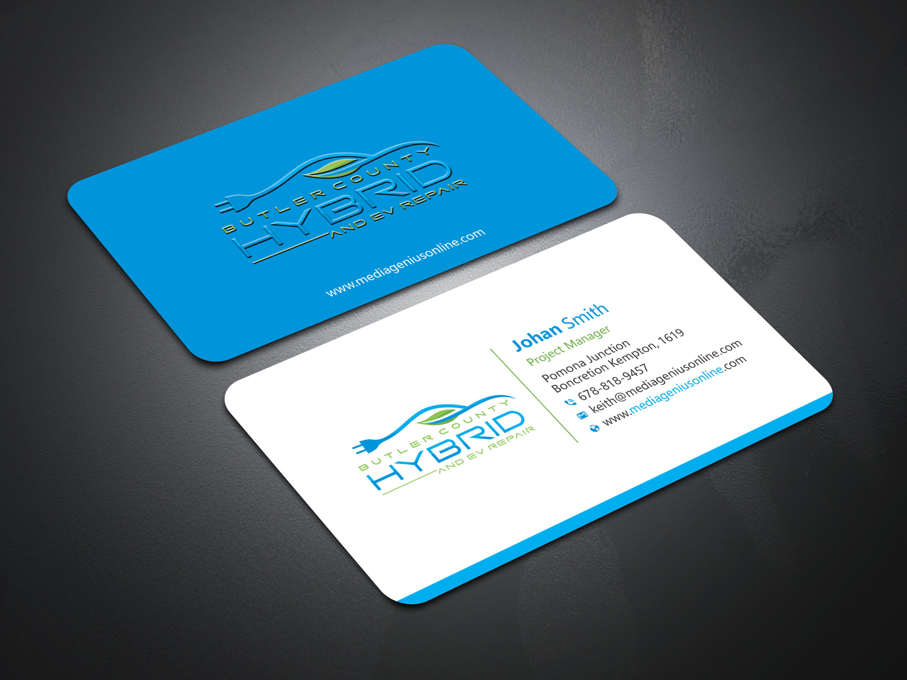 Design de Carte de Visite par Uttom 2 pour Butler County Hybrid | Design #21655253