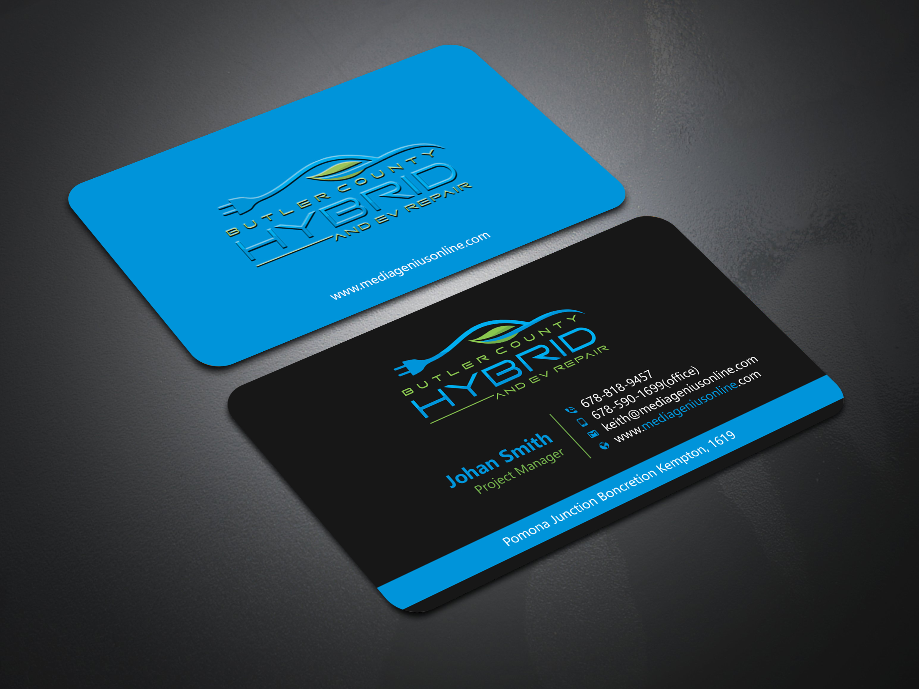 Design de Carte de Visite par Uttom 2 pour Butler County Hybrid | Design #21655449