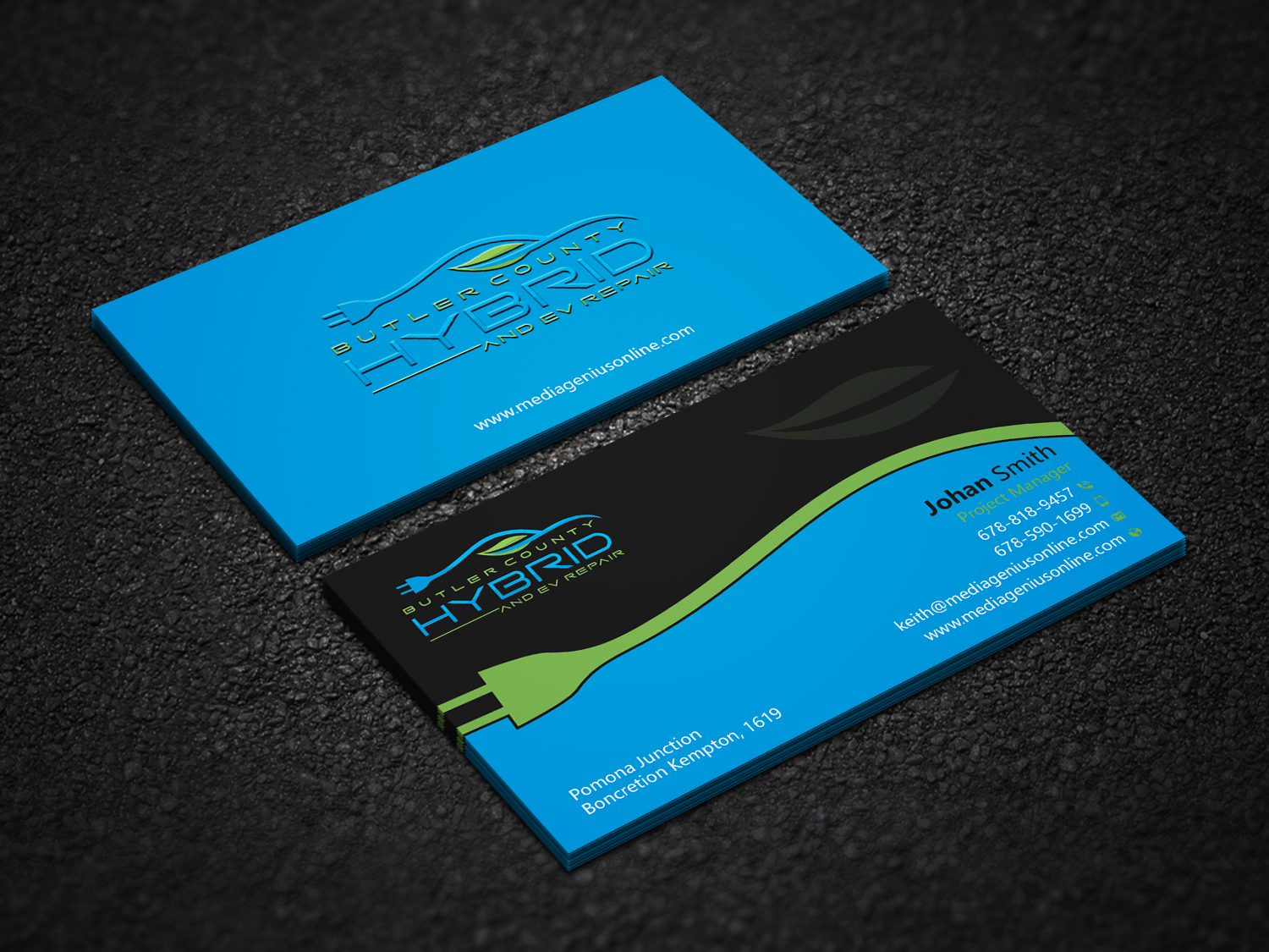 Design de Carte de Visite par Uttom 2 pour Butler County Hybrid | Design #21655486