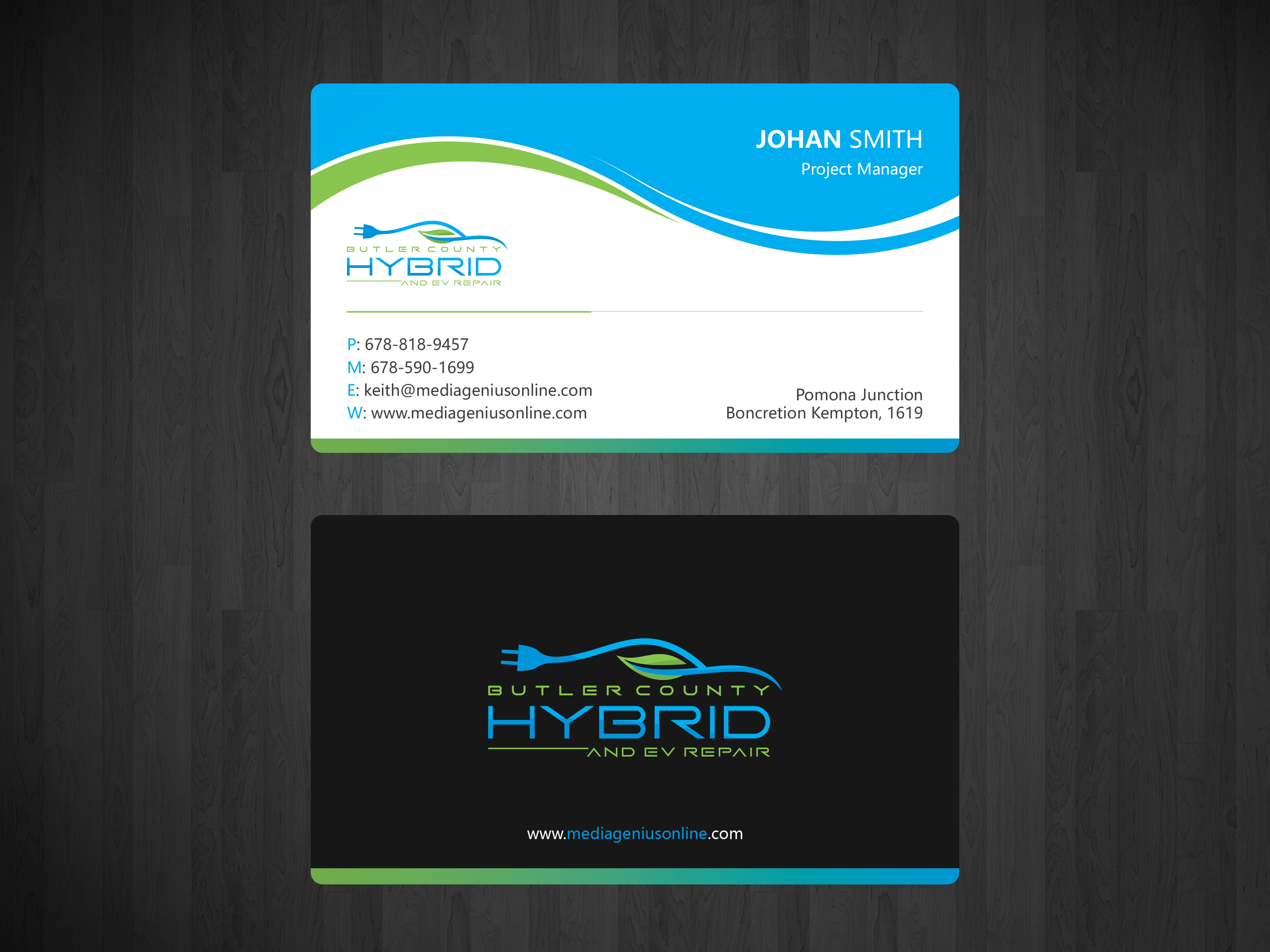 Visitenkarten-Design von Uttom 2 für Butler County Hybrid | Design #21655487