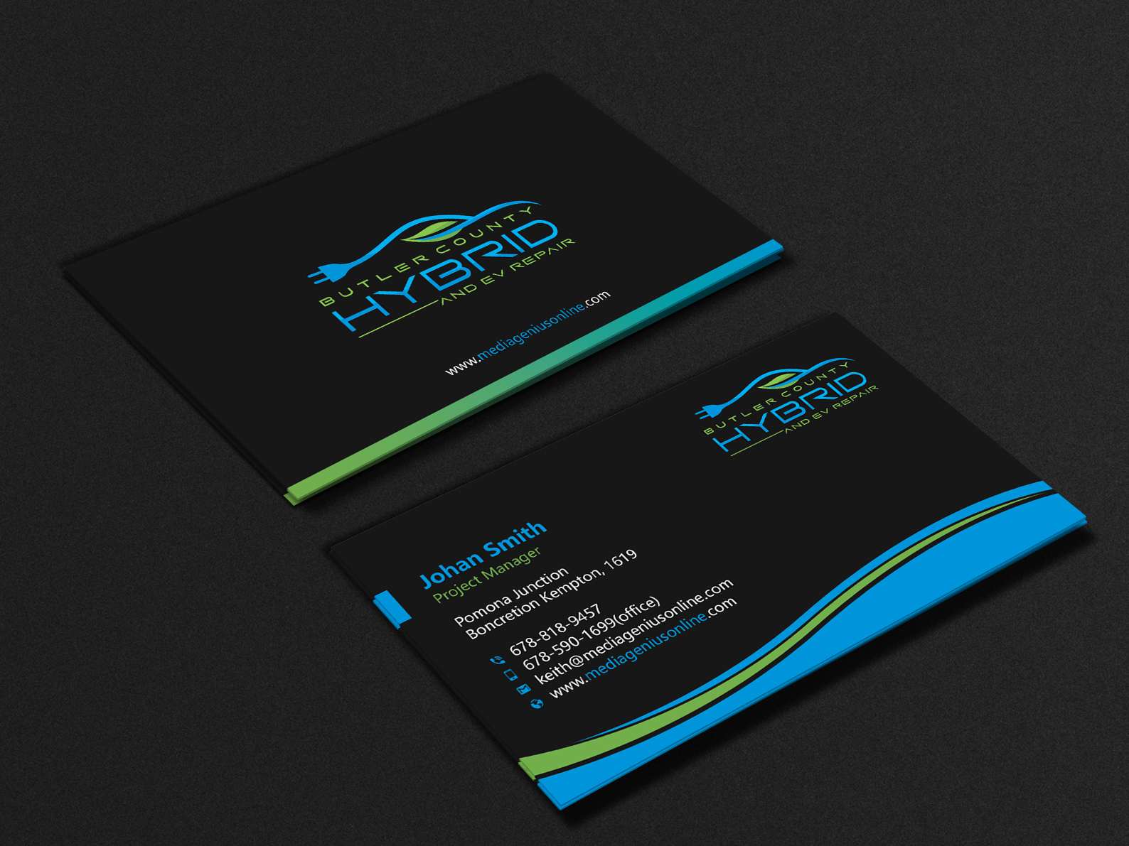 Design de Carte de Visite par Uttom 2 pour Butler County Hybrid | Design #21655578