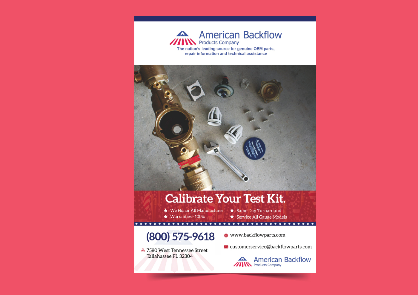 Flyer Design by Fusionex Studio for American Backflow Products Company | Design #21668595