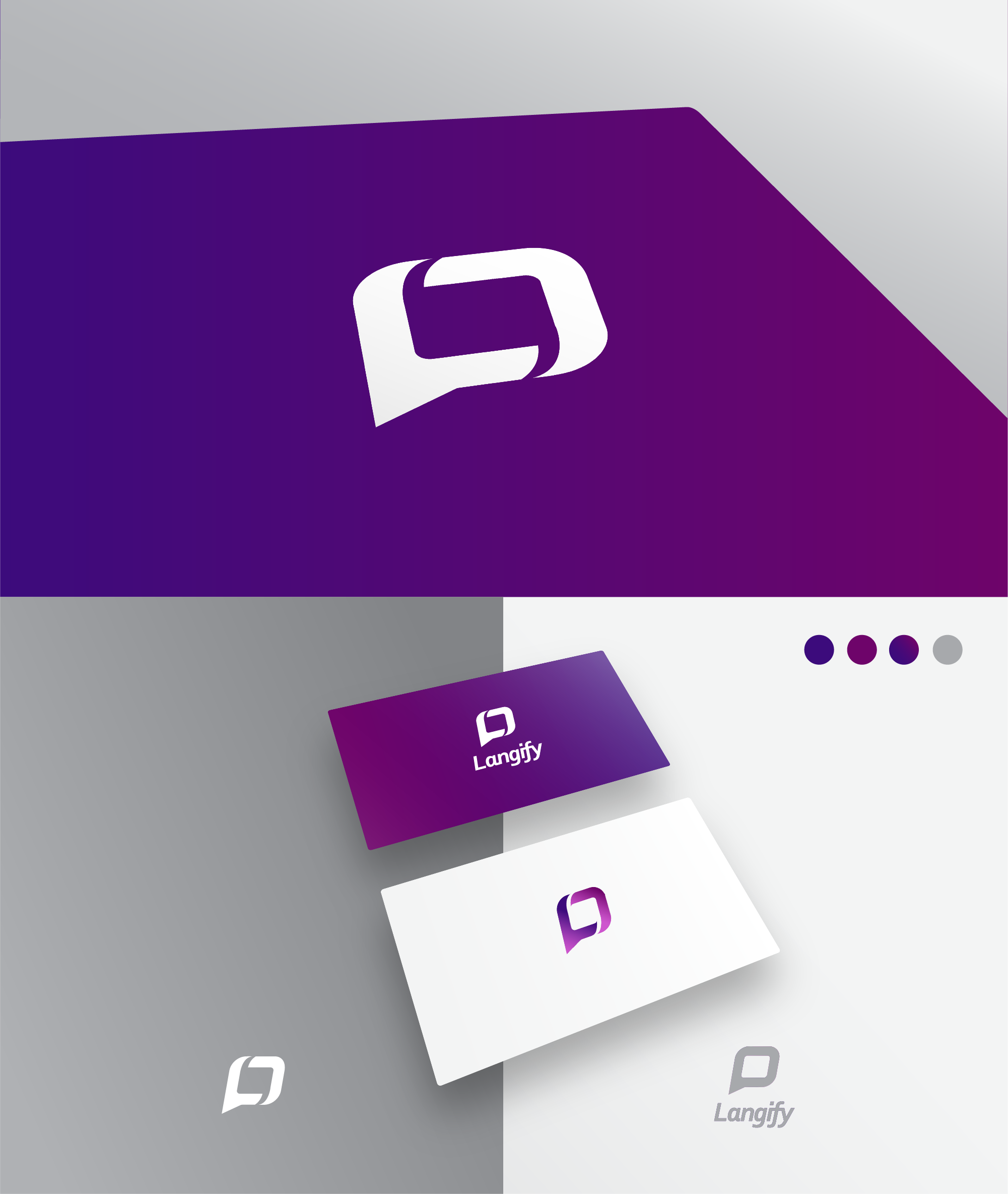 Logo Design by Axel Sonnet for Langify UG | Design #21657166