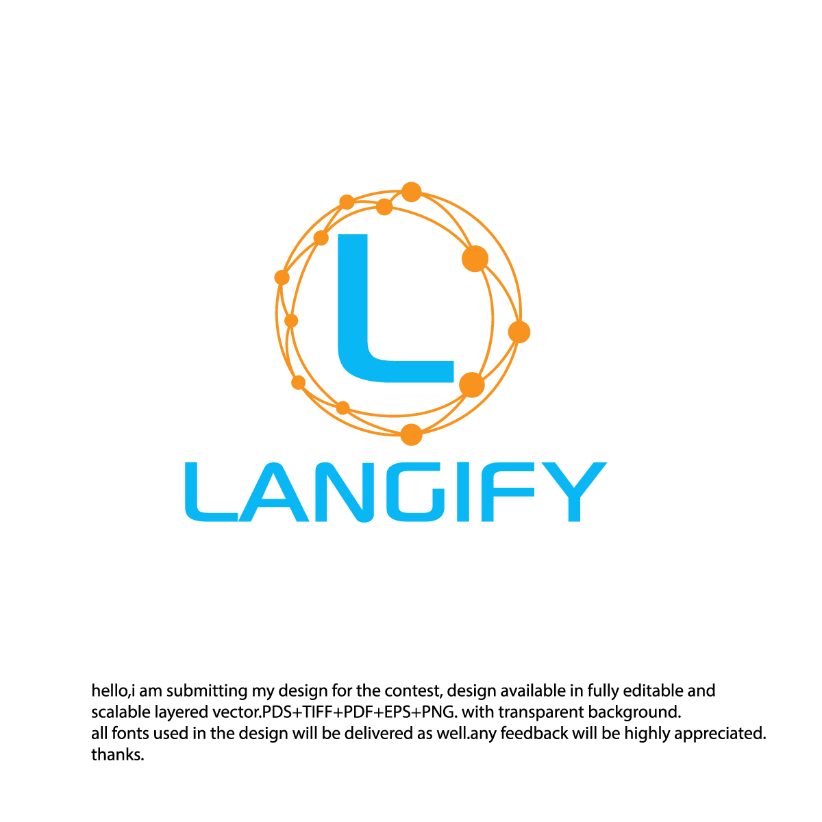 Logo Design by Atom_Art for Langify UG | Design #21670528