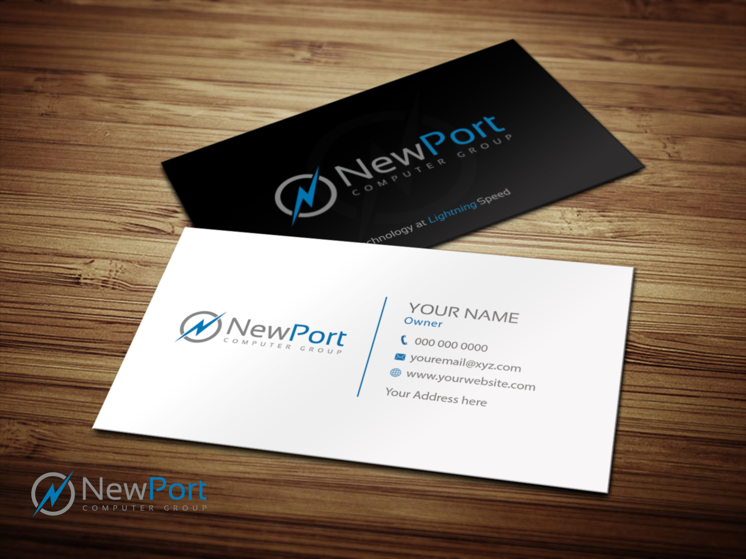 Business Card Design by Riz' for newport computer group | Design #21681965