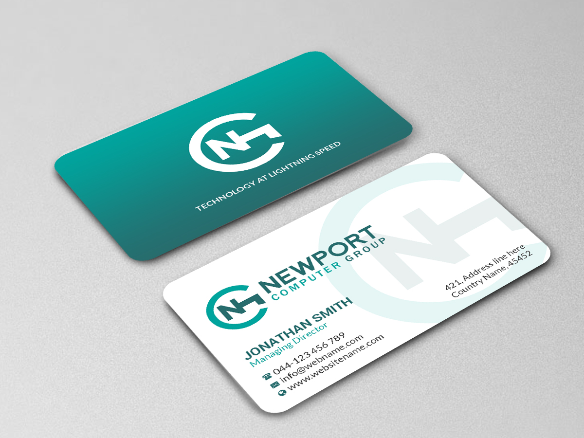 Visitenkarten-Design von Creations Box 2015 für newport computer group | Design #21667169