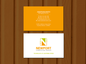 Business Card Design by Creations Box 2015 for newport computer group | Design: #21667171