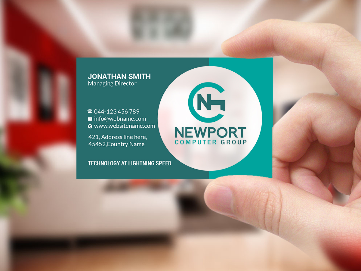 Business Card Design by Creations Box 2015 for newport computer group | Design #21667179