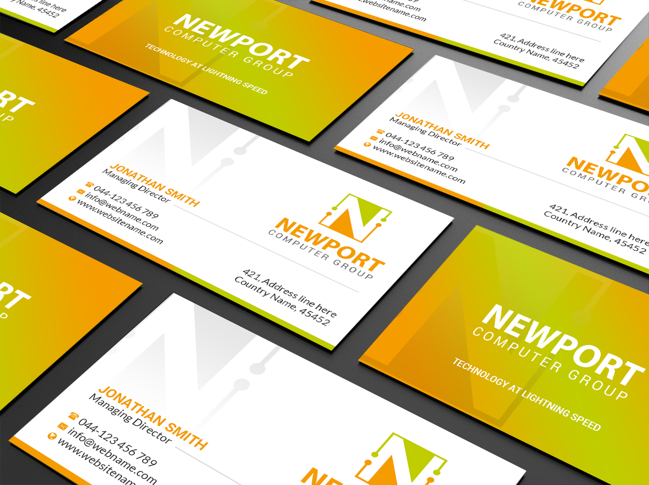 Business Card Design by Creations Box 2015 for newport computer group | Design #21667180