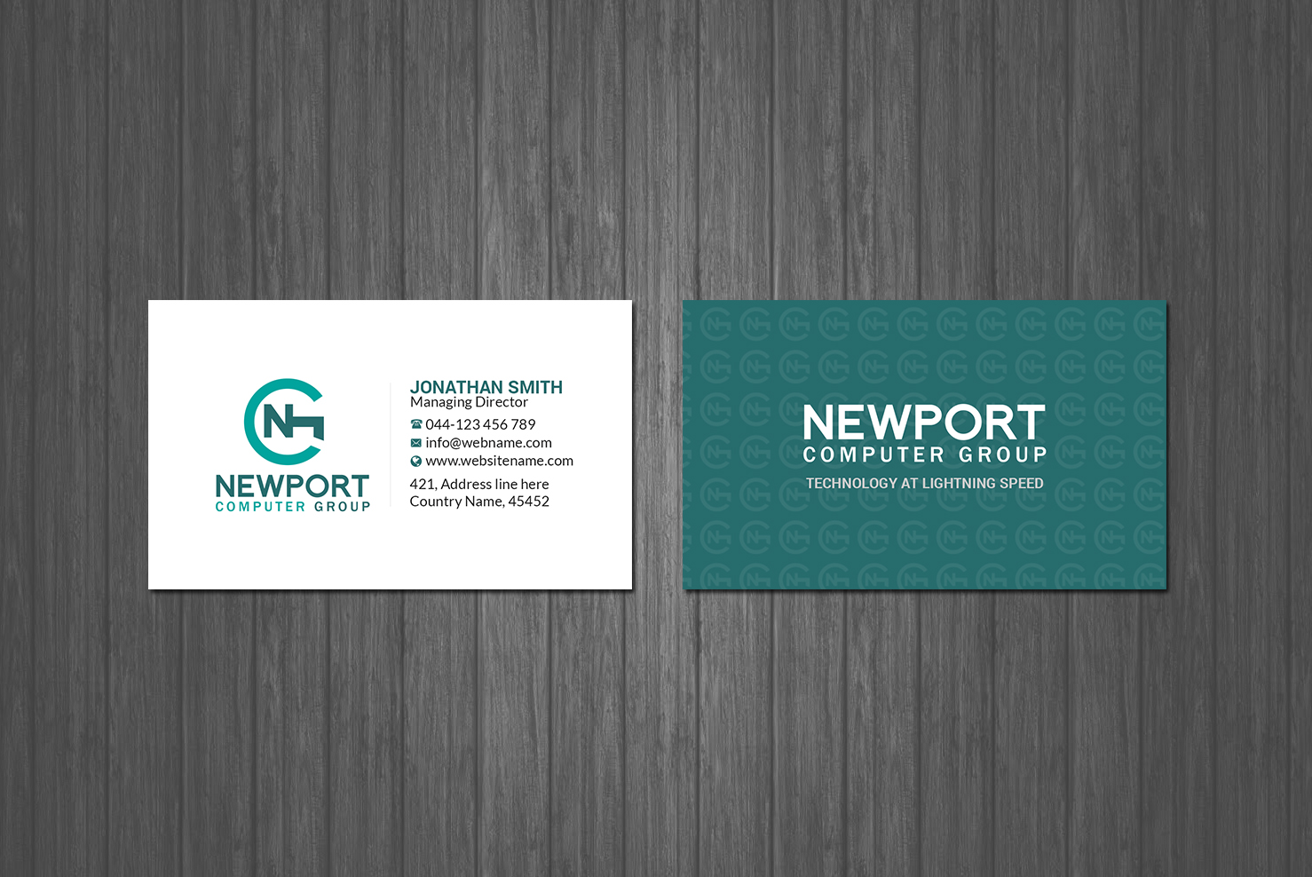 Business Card Design by Creations Box 2015 for newport computer group | Design #21667485