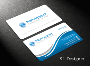 Business Card Design by SL Designer for newport computer group | Design: #21659849