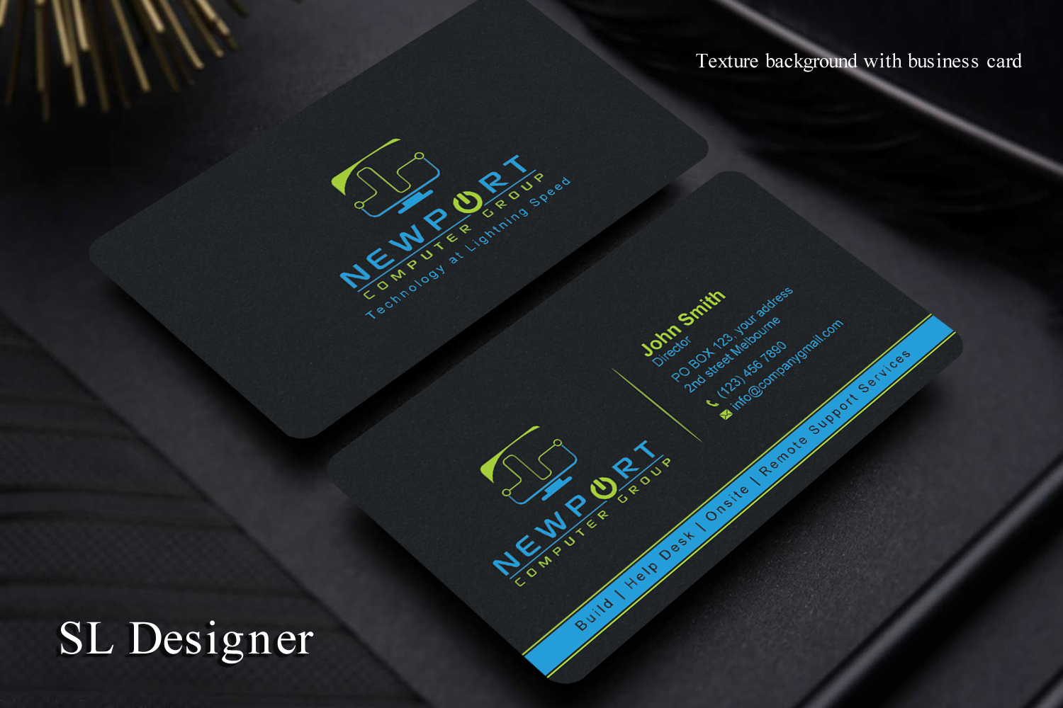 Business Card Design by SL Designer for newport computer group | Design #21660414