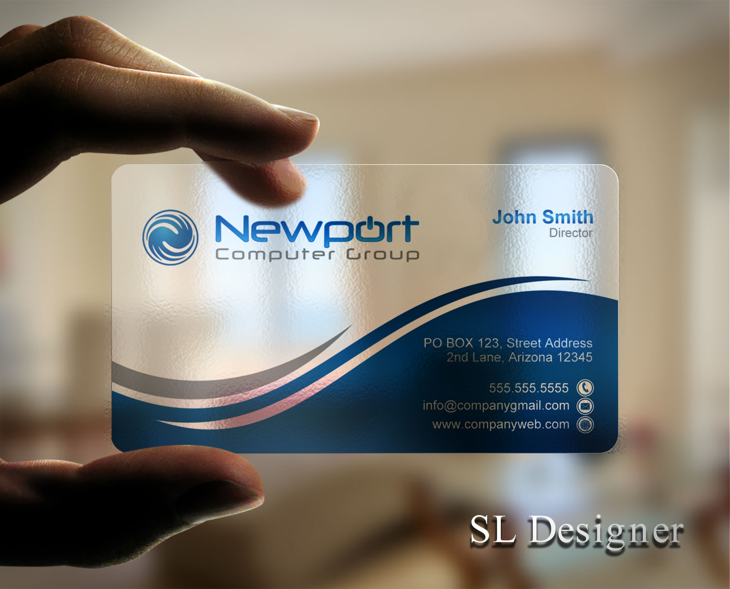 Business Card Design by SL Designer for newport computer group | Design #21660416