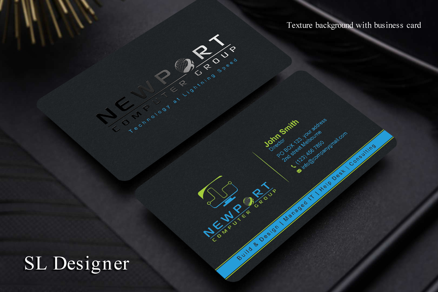 Business Card Design by SL Designer for newport computer group | Design #21669843