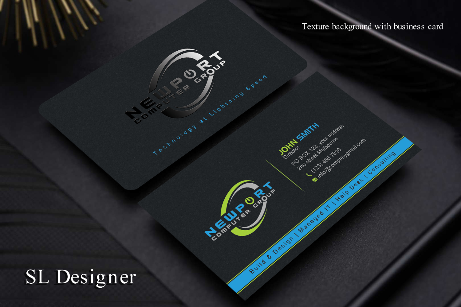 Business Card Design by SL Designer for newport computer group | Design #21671191