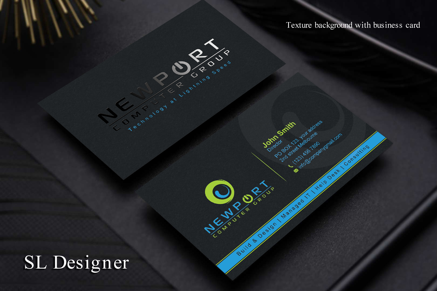 Visitenkarten-Design von SL Designer für newport computer group | Design #21686859