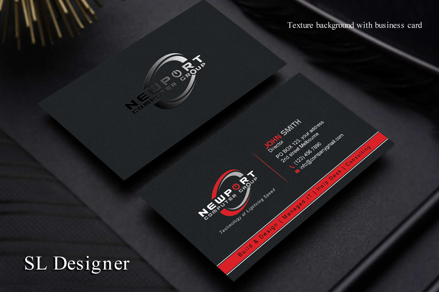 Business Card Design by SL Designer for newport computer group | Design #21687531