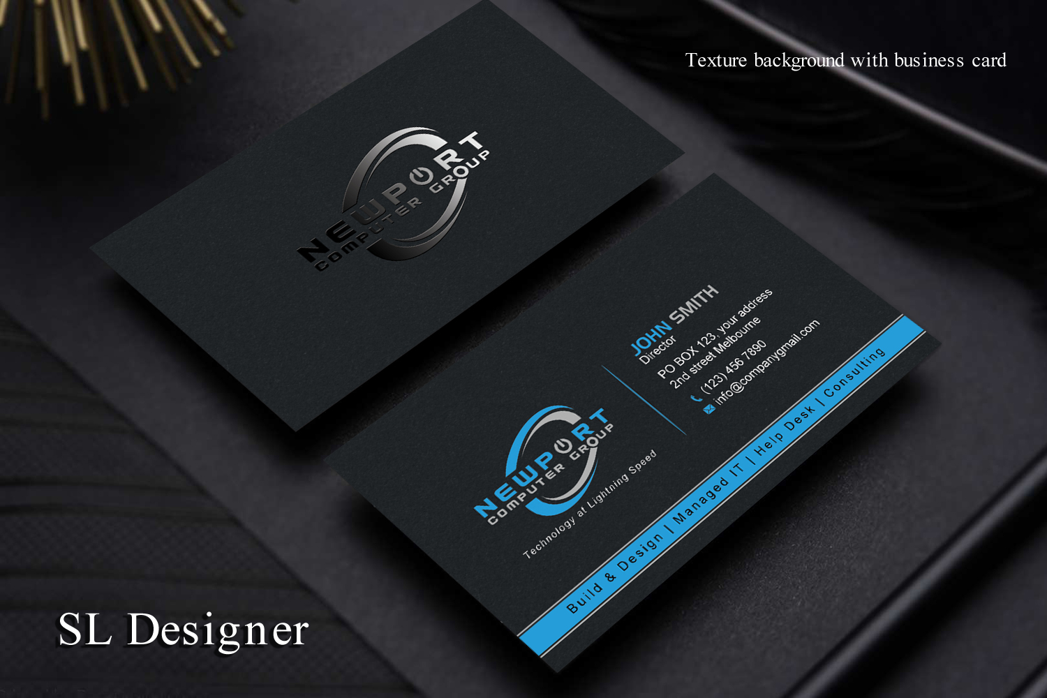 Business Card Design by SL Designer for newport computer group | Design #21687535