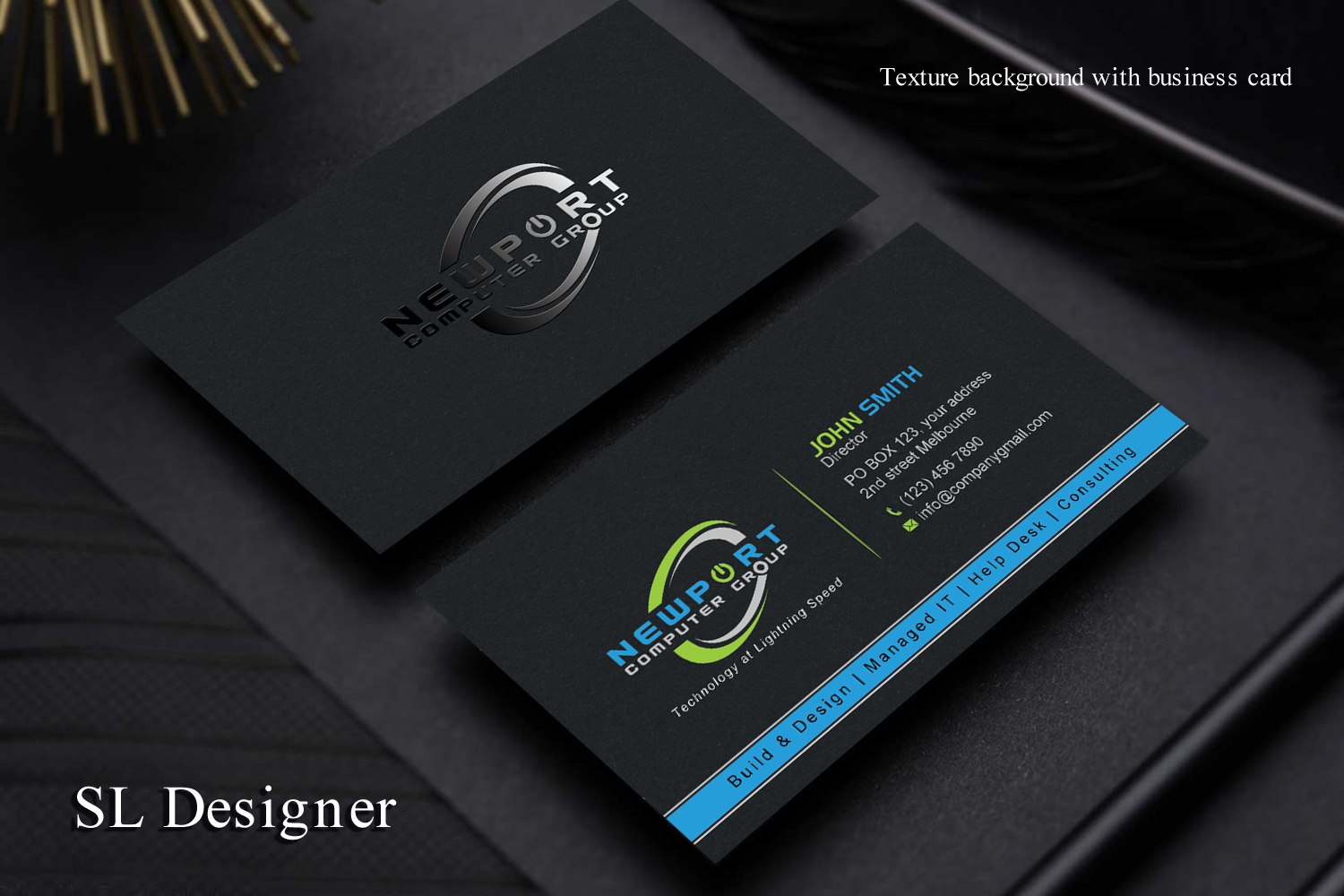 Visitenkarten-Design von SL Designer für newport computer group | Design #21687536