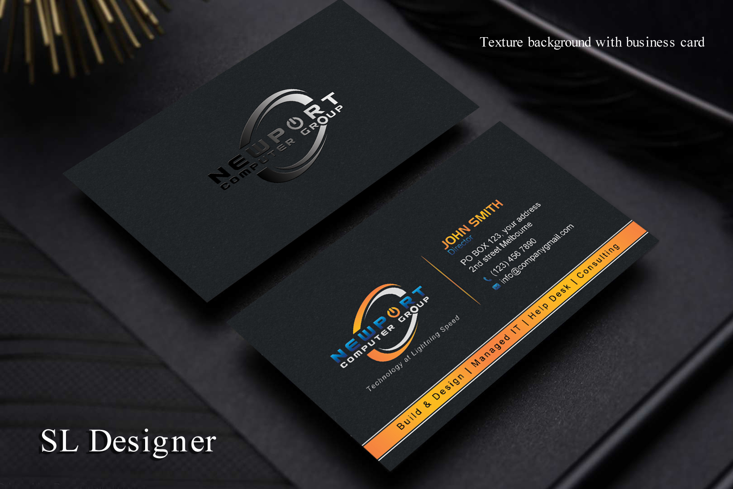 Business Card Design by SL Designer for newport computer group | Design #21688679