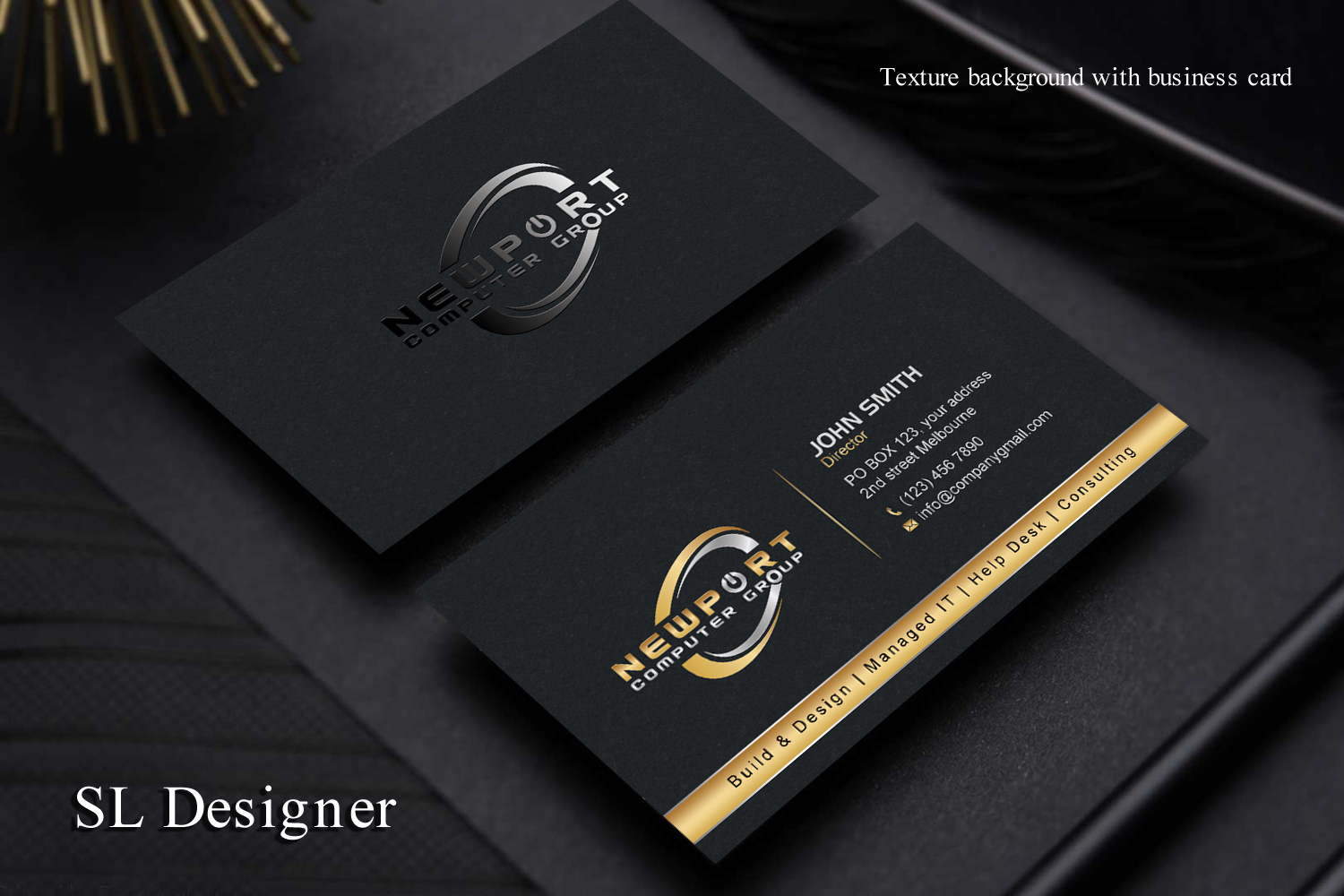 Business Card Design by SL Designer for newport computer group | Design #21709501