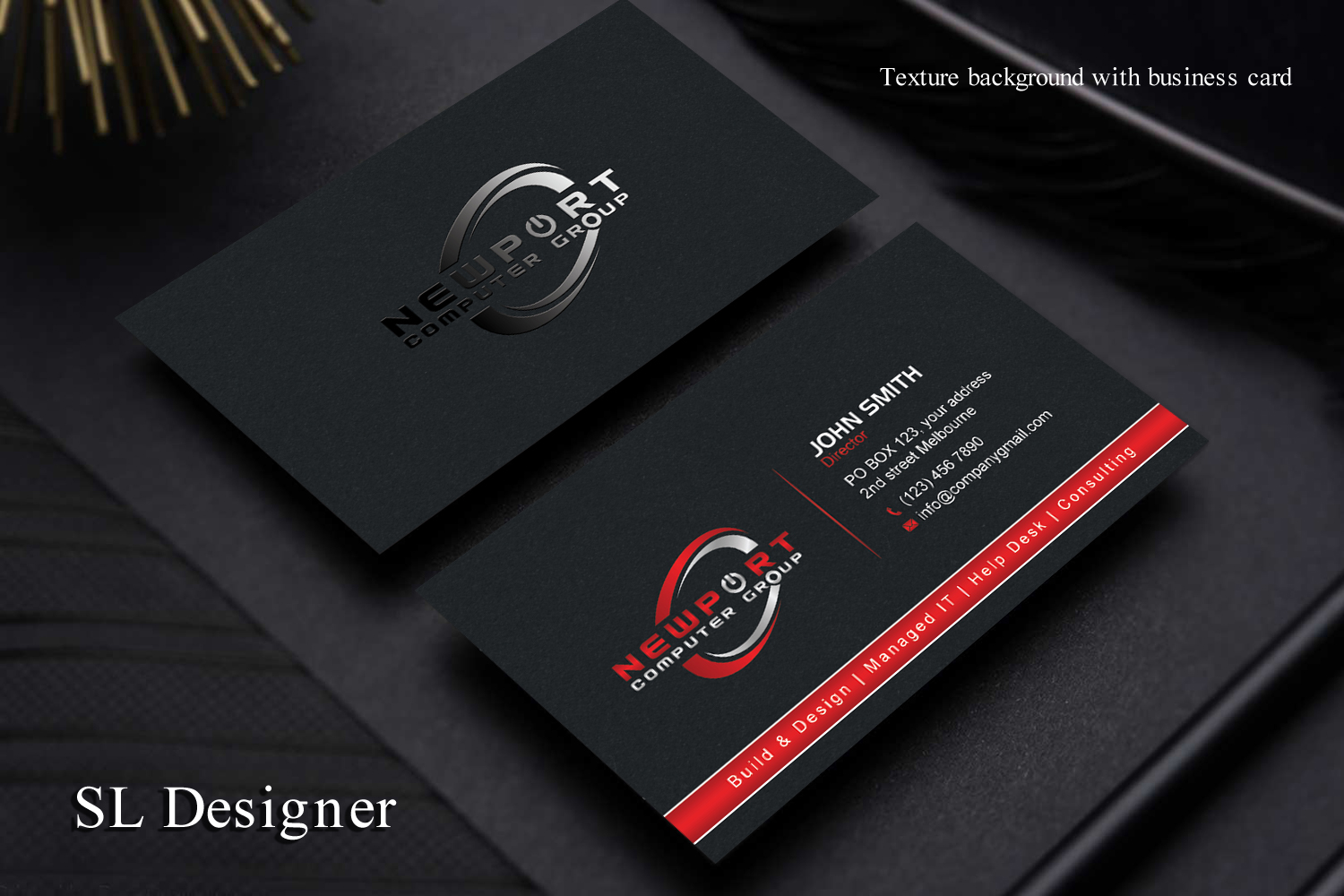 Business Card Design by SL Designer for newport computer group | Design #21709502