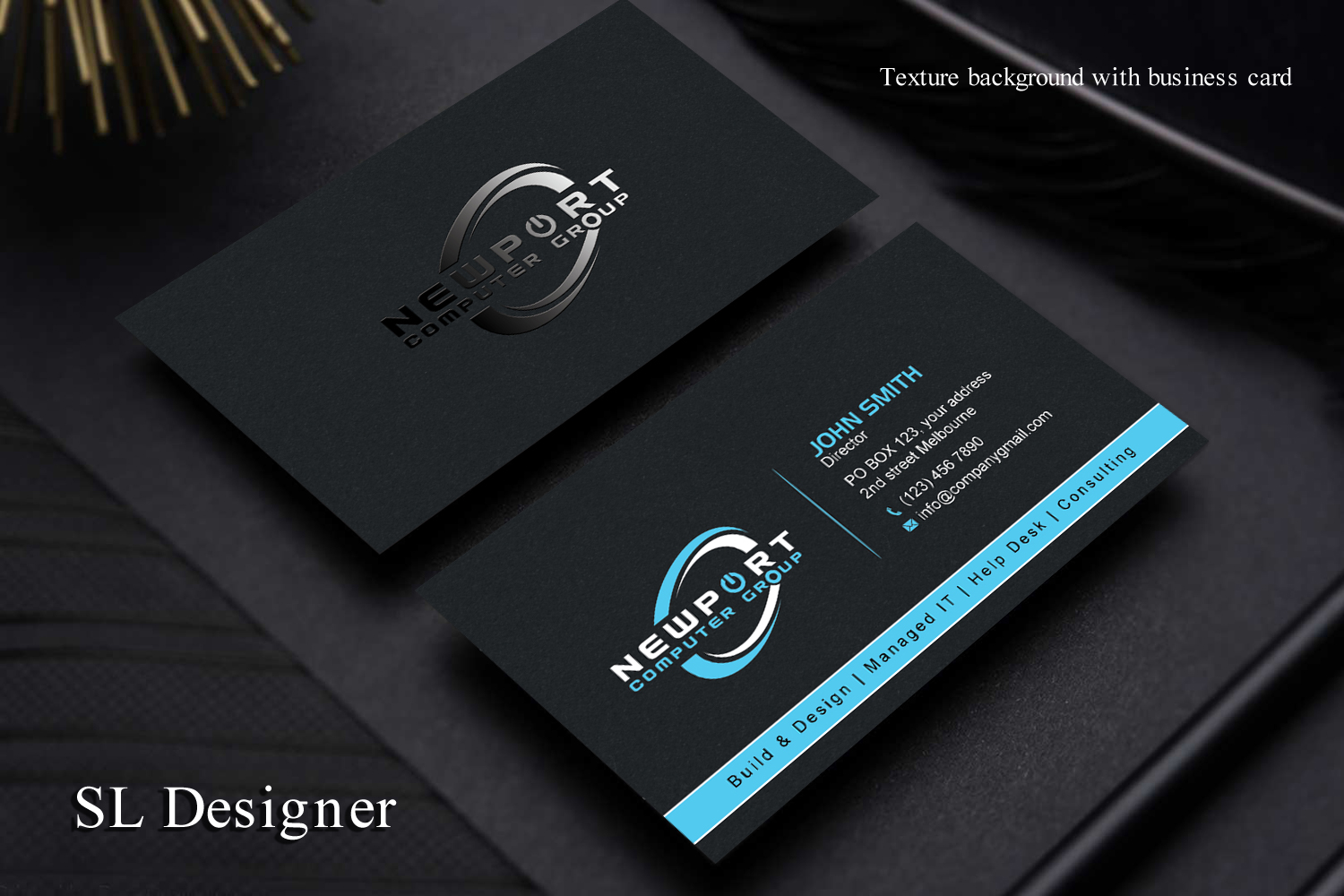 Business Card Design by SL Designer for newport computer group | Design #21718128