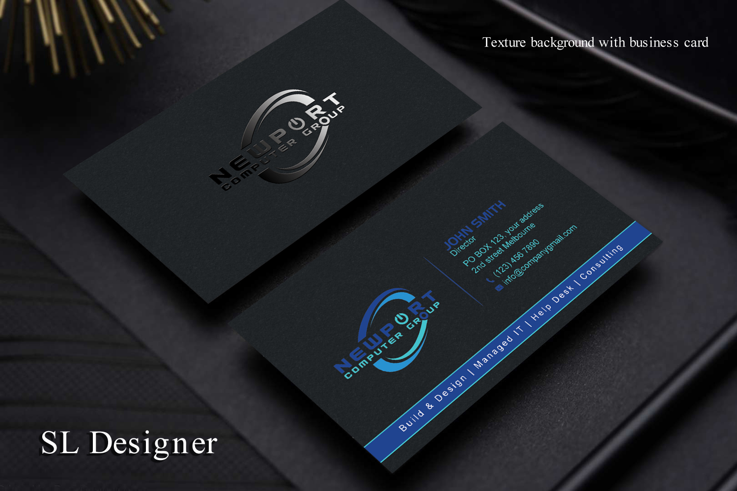 Business Card Design by SL Designer for newport computer group | Design #21718130