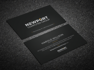 Business Card Design by yellowpixell for newport computer group | Design: #21672314