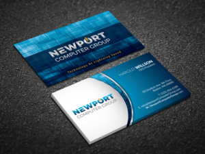 Business Card Design by yellowpixell for newport computer group | Design: #21677121